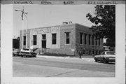 102 E WALWORTH ST, a Art/Streamline Moderne post office, built in Elkhorn, Wisconsin in 1936.