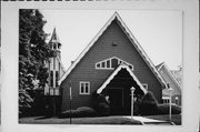 KINZIE ST AND HIGH ST, a Early Gothic Revival church, built in Fontana On Geneva Lake, Wisconsin in 1923.