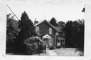 6110 MINERAL POINT RD, a Gabled Ell house, built in Madison, Wisconsin in 1863.