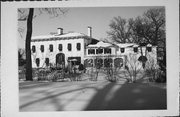 421 BAKER ST, a Italianate house, built in Lake Geneva, Wisconsin in 1856.