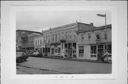 190 BALDWIN ST, a Italianate large retail building, built in Sharon, Wisconsin in 1884.