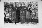 231 BALDWIN ST, a Italianate house, built in Sharon, Wisconsin in 1881.