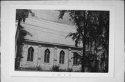 150 CHURCH ST, a Early Gothic Revival house of worship, built in Whitewater, Wisconsin in 1869.