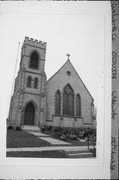 150 CHURCH ST, a Early Gothic Revival house of worship, built in Whitewater, Wisconsin in 1869.