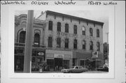 183-187 W MAIN ST, a Commercial Vernacular lodging-hotel, built in Whitewater, Wisconsin in 1880.