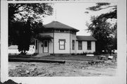 127 N NEWCOMB ST, a Octagon house, built in Whitewater, Wisconsin in 1862.