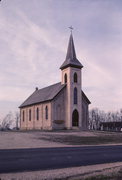 St. John of God Roman Catholic Church, Convent, and School, a Building.