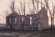 1488 HIGHLAND DR, a Front Gabled one to six room school, built in Farmington, Wisconsin in 1868.