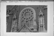 1525 Carmel Road, a Romanesque Revival religious residence, built in Erin, Wisconsin in 1931.