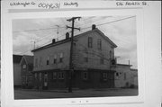 526 FRANKLIN ST, a Greek Revival inn, built in Newburg, Wisconsin in 1849.