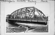 MAIN ST, a NA (unknown or not a building) overhead truss bridge, built in Newburg, Wisconsin in 1929.