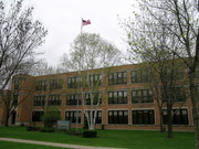 1045 E DAYTON ST, a Late Gothic Revival elementary, middle, jr.high, or high, built in Madison, Wisconsin in 1939.