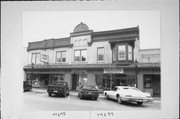 147-155 N Main St, a Commercial Vernacular retail building, built in West Bend, Wisconsin in 1888.