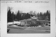 600 N MAIN ST, a Art/Streamline Moderne restaurant/supper club, built in West Bend, Wisconsin in 1985.