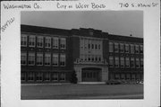 710 S MAIN ST, a Late Gothic Revival school – elem/middle/jr high/high, built in West Bend, Wisconsin in 1925.