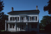 428 W WELLS ST, a Greek Revival inn, built in Delafield, Wisconsin in 1846.