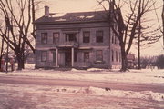 428 W WELLS ST, a Greek Revival inn, built in Delafield, Wisconsin in 1846.