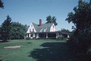 ST JOHN'S RD AND SMYTHE LN, NW CNR, a Queen Anne house, built in Delafield, Wisconsin in 1901.