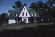 ST JOHN'S RD AND SMYTHE LN, NW CNR, a Queen Anne house, built in Delafield, Wisconsin in 1901.