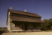 OLD WORLD WISCONSIN SITE, a Side Gabled house, built in Eagle, Wisconsin in 1846.