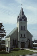 403 W CAPITOL DRIVE, a Late Gothic Revival house of worship, built in Hartland, Wisconsin in 1910.