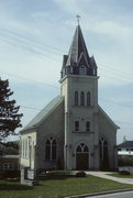 403 W CAPITOL DRIVE, a Late Gothic Revival church, built in Hartland, Wisconsin in 1910.