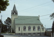 403 W CAPITOL DRIVE, a Late Gothic Revival church, built in Hartland, Wisconsin in 1910.