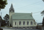 403 W CAPITOL DRIVE, a Late Gothic Revival house of worship, built in Hartland, Wisconsin in 1910.