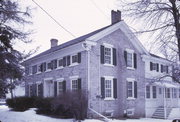 N 96 W 15791 COUNTY LINE RD, a Greek Revival house, built in Menomonee Falls, Wisconsin in 1858.