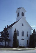 216 MAIN ST, a Early Gothic Revival house of worship, built in Mukwonago (village), Wisconsin in 1879.
