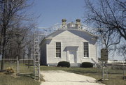 W234 S7710 BIG BEND DR, a Greek Revival church, built in Vernon, Wisconsin in 1854.