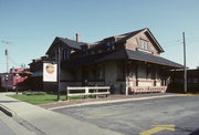 Chicago and Northwestern Railroad Passenger Depot, a Building.