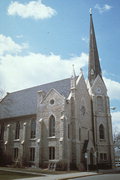247 WISCONSIN AVE, a Early Gothic Revival house of worship, built in Waukesha, Wisconsin in 1872.