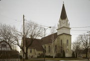 413 WISCONSIN AVE, a Early Gothic Revival house of worship, built in Waukesha, Wisconsin in 1891.