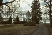 1222 E BROADWAY, a English Revival Styles house, built in Waukesha, Wisconsin in 1870.