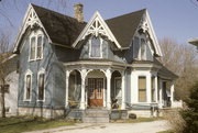 501 BARNEY ST, a Early Gothic Revival house, built in Waukesha, Wisconsin in 1875.