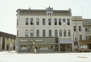 301 W MAIN ST/ 816 N GRAND, a Italianate large retail building, built in Waukesha, Wisconsin in 1882.