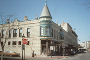 802 N GRAND AVE, a Queen Anne large retail building, built in Waukesha, Wisconsin in 1891.