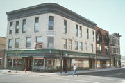 342-344 W MAIN ST, a Greek Revival large retail building, built in Waukesha, Wisconsin in 1857.
