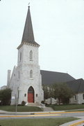 111 E MAIN ST, a Early Gothic Revival church, built in Waukesha, Wisconsin in 1851.