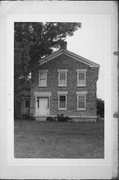 W 354 S 7910 STATE HIGHWAY 59, a Greek Revival house, built in Eagle, Wisconsin in 1848.