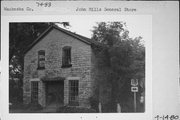 OLD WORLD WISCONSIN, a Front Gabled general store, built in Eagle, Wisconsin in 1876.
