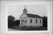 OLD WORLD WISCONSIN SITE, a Early Gothic Revival church, built in Eagle, Wisconsin in 1838.