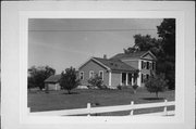 19950 W CLEVELAND AVE, a Gabled Ell house, built in New Berlin, Wisconsin in 1864.
