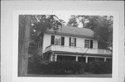 1201 S WATERVILLE RD, a Greek Revival house, built in Summit, Wisconsin in 1845.