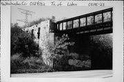 WAUKESHA AVE, a NA (unknown or not a building) steel beam or plate girder bridge, built in Lisbon, Wisconsin in 1873.