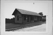 N96 W15791 COUNTY LINE RD, a Italianate depot, built in Menomonee Falls, Wisconsin in 1890.
