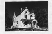 308 E MAIN ST, a Queen Anne house, built in Mount Horeb, Wisconsin in 1893.