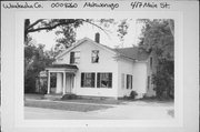417 MAIN ST, a Greek Revival house, built in Mukwonago (village), Wisconsin in 1841.