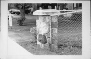 SW CORNER N ROCHESTER ST & COUNTY HIGHWAY NN SW CORNER N ROCHESTER ST & COUNTY HIGHWAY NN, a NA (unknown or not a building) fence/wall, built in Mukwonago (village), Wisconsin in 1928.